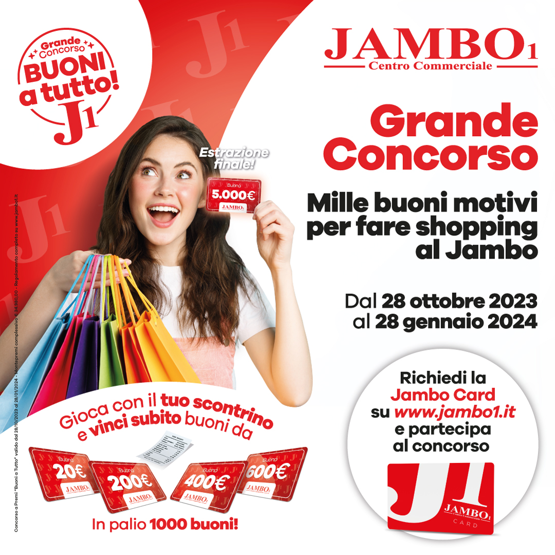 GRANDE CONCORSO “BUONI A TUTTO”