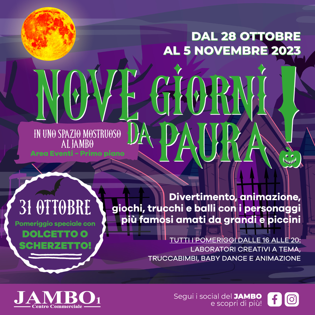 Halloween  “9 giorni da paura”