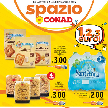 Spazio Conad dal 2 al 15 Aprile 2024